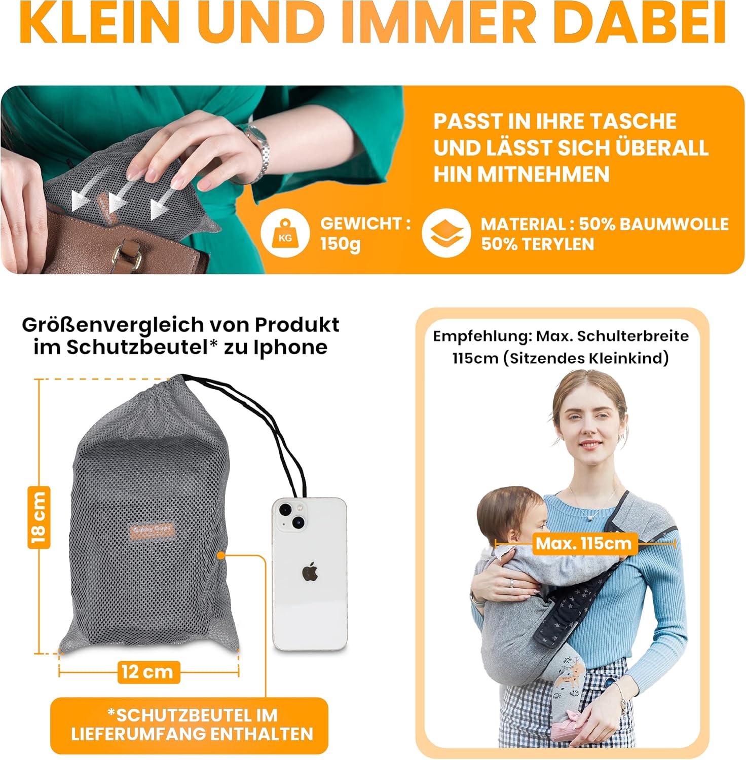 Portabebés ergonómico V1 Portabebés ergonómico V1